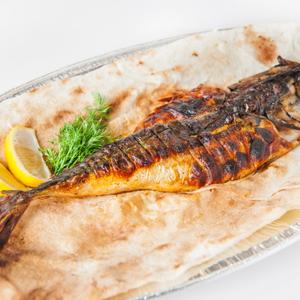 Скумбрия на мангале 1шт (350гр)