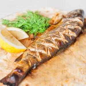 Форель на мангале 1шт (350гр)