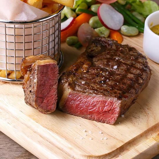 Стейк Рибай-Нью-Йорк Говядина 100гр / striploin-steak-organic