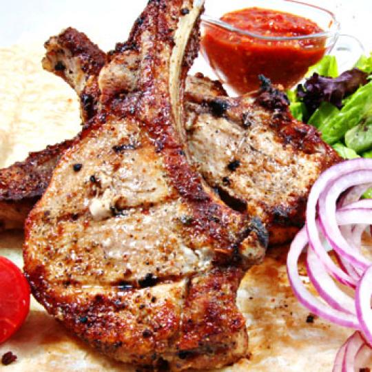 Каре из свинины (челагач) 100гр / chelagach