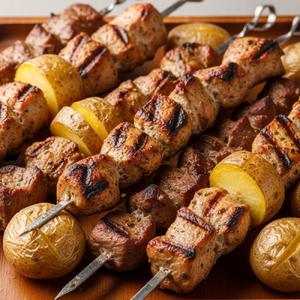 Микс шашлыка из курятины и свинины 1,5 кг