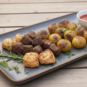 Микс шашлыка из телятины и курятины 1,5кг